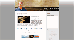 Desktop Screenshot of johnpapeonline.com